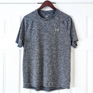 NWOT Under Armour The Tech Tee Men’s Blue and Grey T-Shirt Size Medium